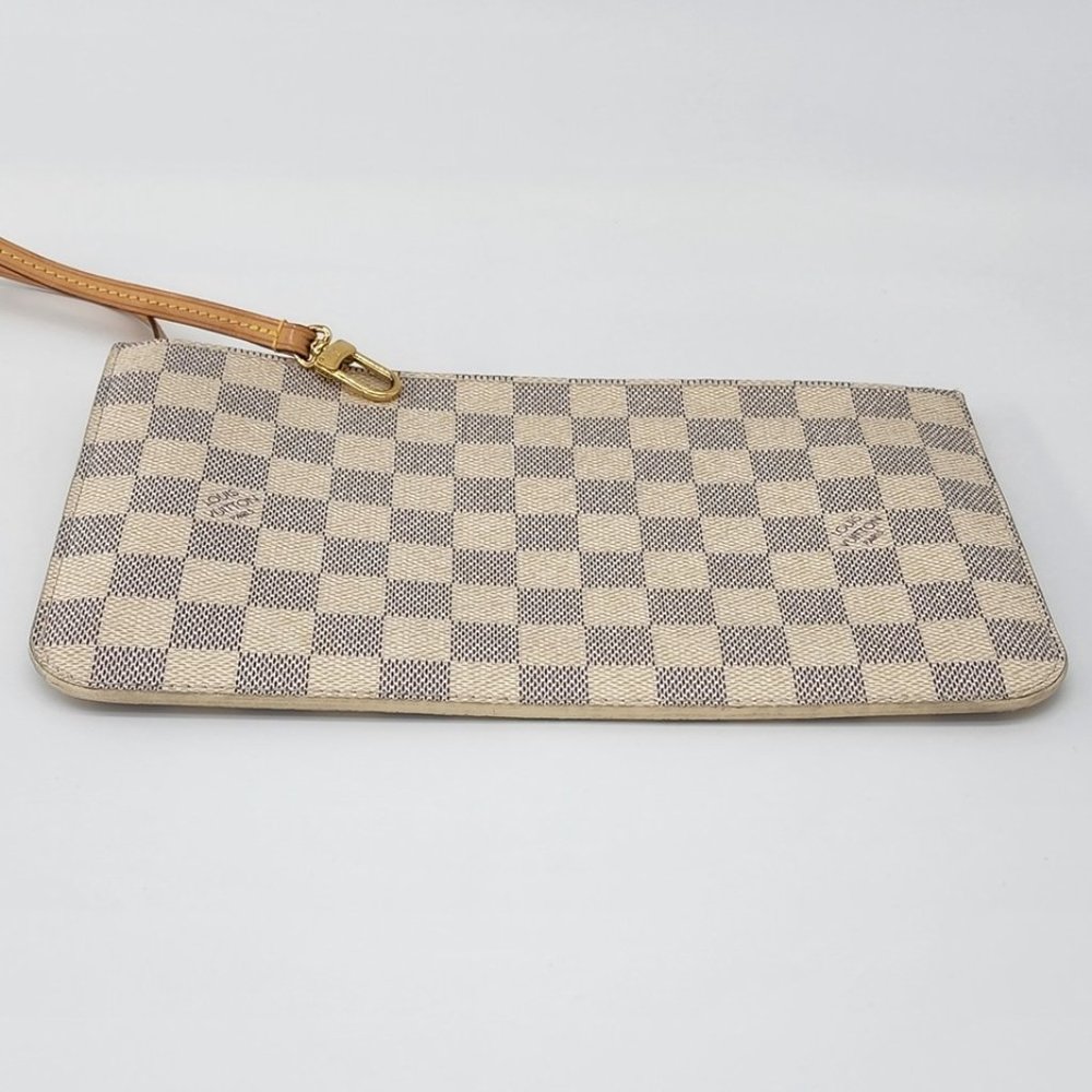 Louis Vuitton Neverfull GM Pochette in Damier Azur Canvas - Picture 3 of 5